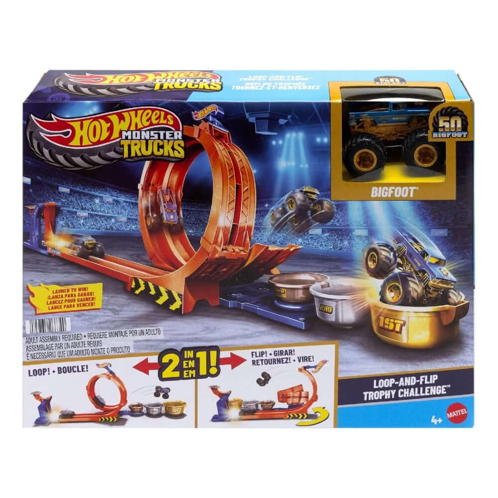 Hot Wheels Monster Trucks Döngü Ve Takla Bigfoot JBX64 - Roket Oyuncak