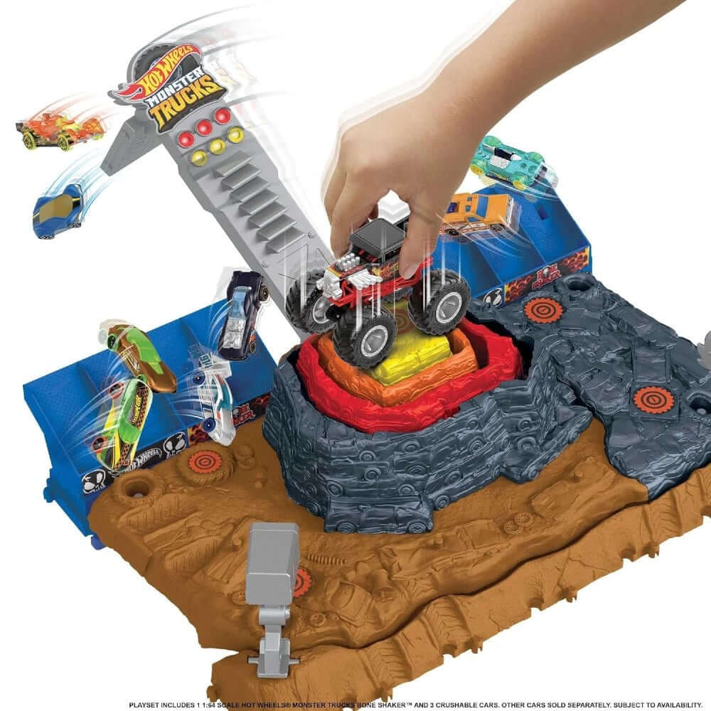 Hot Wheels Monster Trucks Muhteşem Çarpışma Arenası HNB96 - Roket Oyuncak