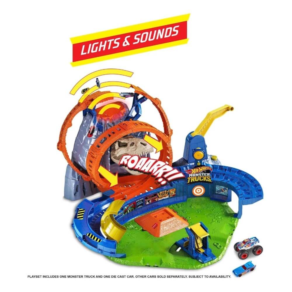 Hot Wheels Monster Trucks Volkanik Alanda Macera Oyun Seti - Roket Oyuncak