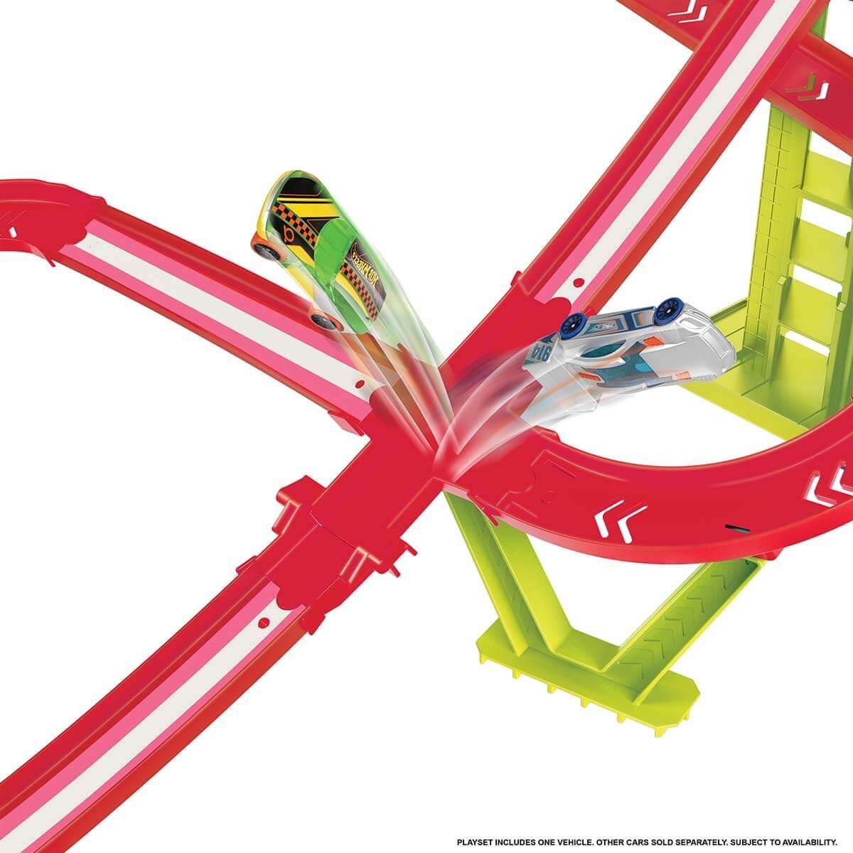 Hot Wheels Neon Yarışlar Çoklu Yarış Heyecanı Pisti HPC07 - Roket Oyuncak