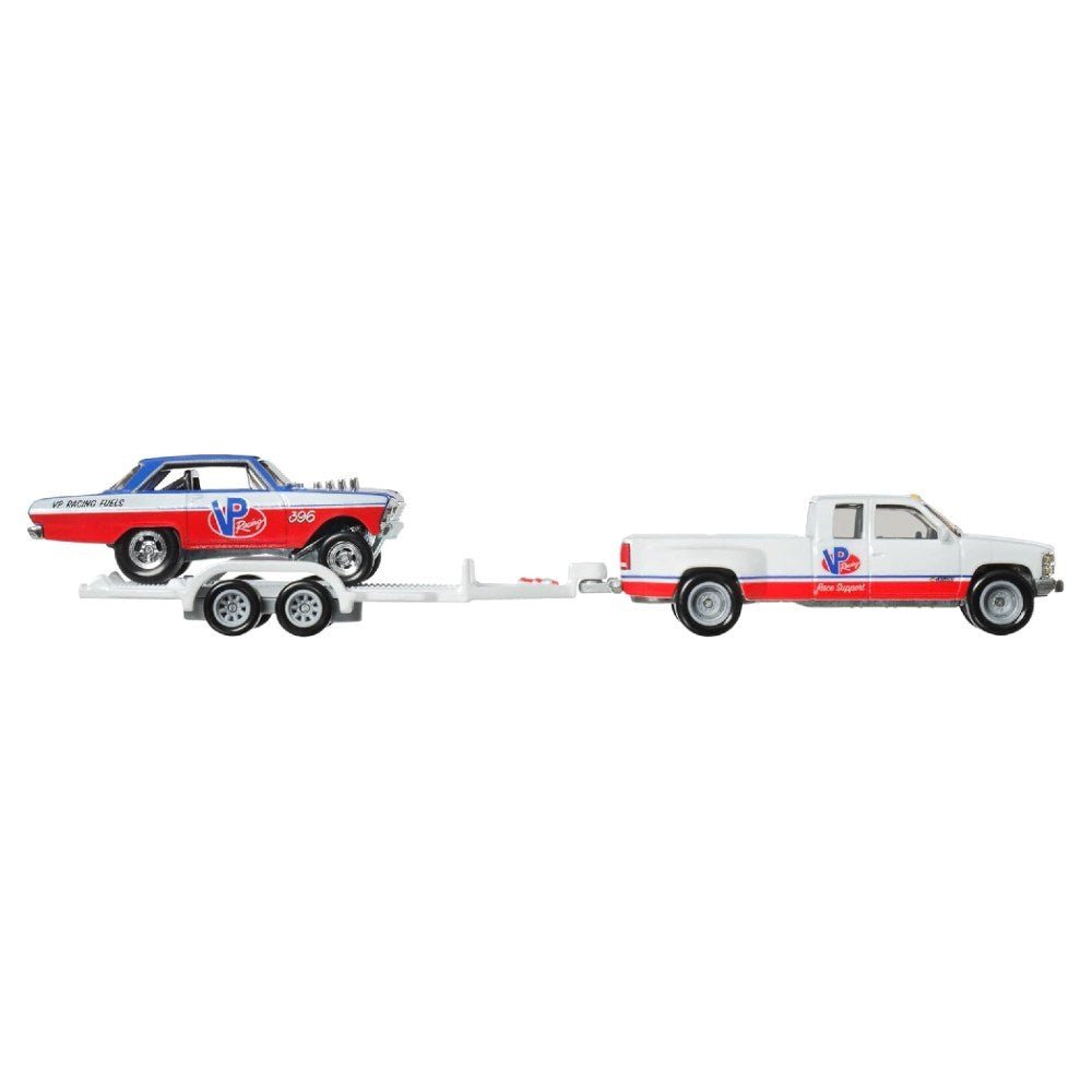 Hot Wheels Premium Team Transport '63 Chevy Nova & '88 Chevy Silverado 3500 - Roket Oyuncak