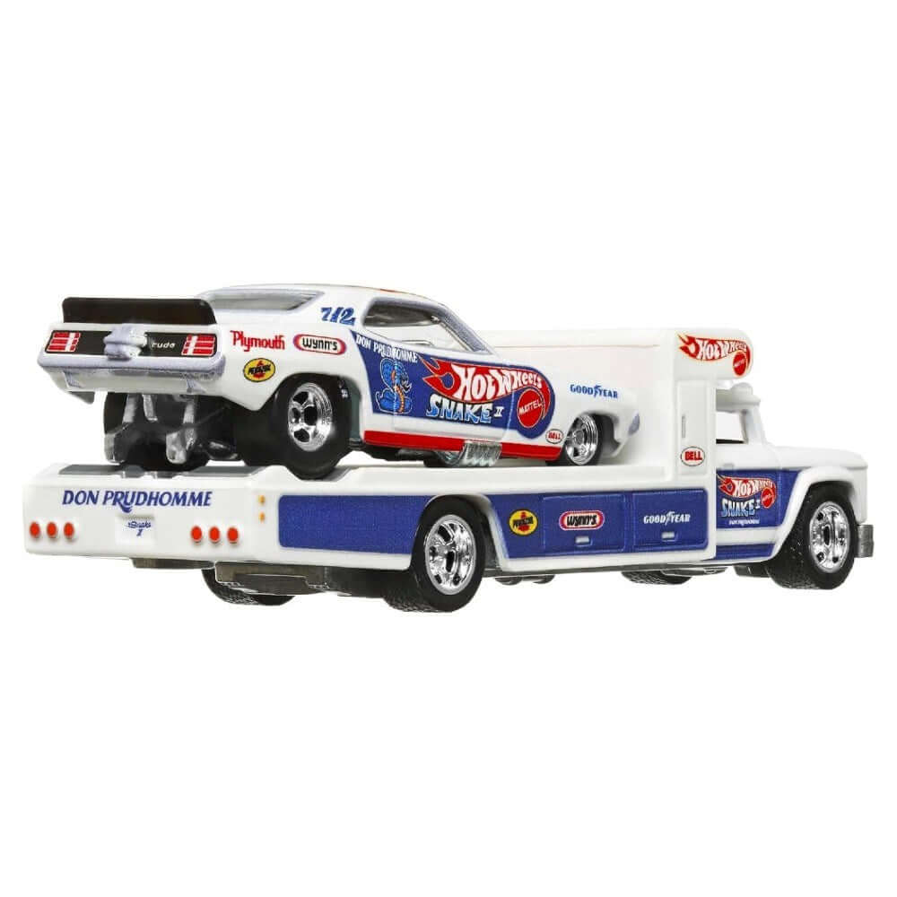 Hot Wheels Premium Team Transport HCR40 72 Plymouth Cuda FC - Roket Oyuncak