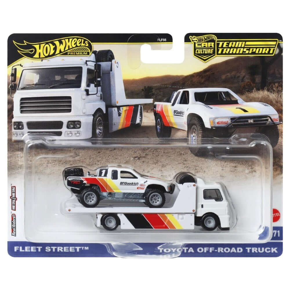 Hot Wheels Premium Team Transport HRV39 Toyota Off - Road Truck - Roket Oyuncak