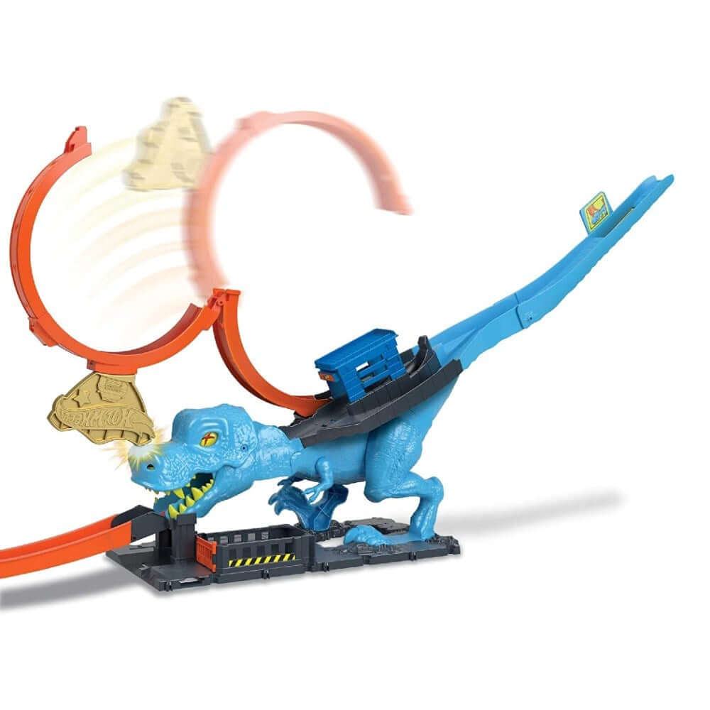 Hot Wheels T - Rex Dinozor İle Mücadele Oyun Seti - Roket Oyuncak
