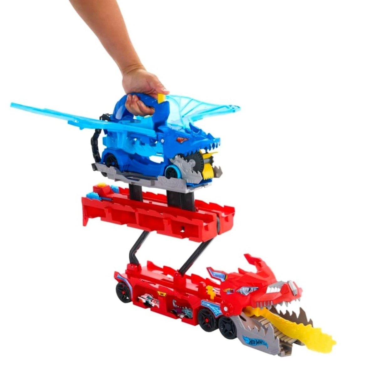 Hot Wheels Ultimate Çift Ejderha Taşıyıcı Dev Tır JBM72 - Roket Oyuncak