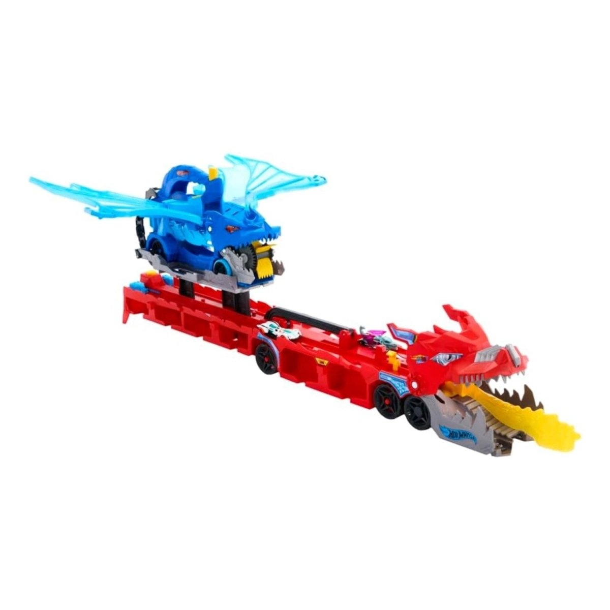 Hot Wheels Ultimate Çift Ejderha Taşıyıcı Dev Tır JBM72 - Roket Oyuncak