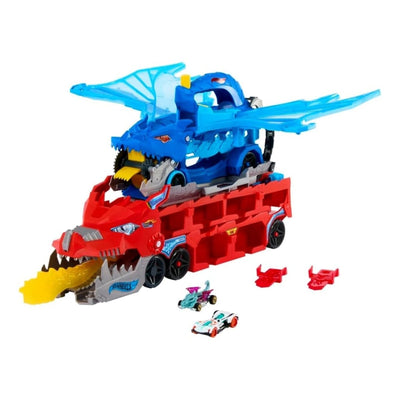 Hot Wheels Ultimate Çift Ejderha Taşıyıcı Dev Tır JBM72 - Roket Oyuncak