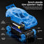 Hstar 1:43 Profesyonel Mini Drift RC Araba GTR 4WD 15 KM/H Hız Metal Alaşım Gövde EPS Stabilizasyonu Tam Orantılı Çift Modlu LED - Roket Oyuncak