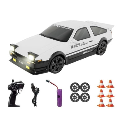 Hstar Uzaktan Kumandalı Işıklı Drift Arabası AE86 Beyaz - Roket Oyuncak
