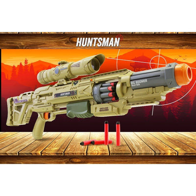 Huntsman Big Boomer Sünger Dart Atan Silah 16 Mermi 77 Cm Uzunluk 24 Metre Menzil - Roket Oyuncak