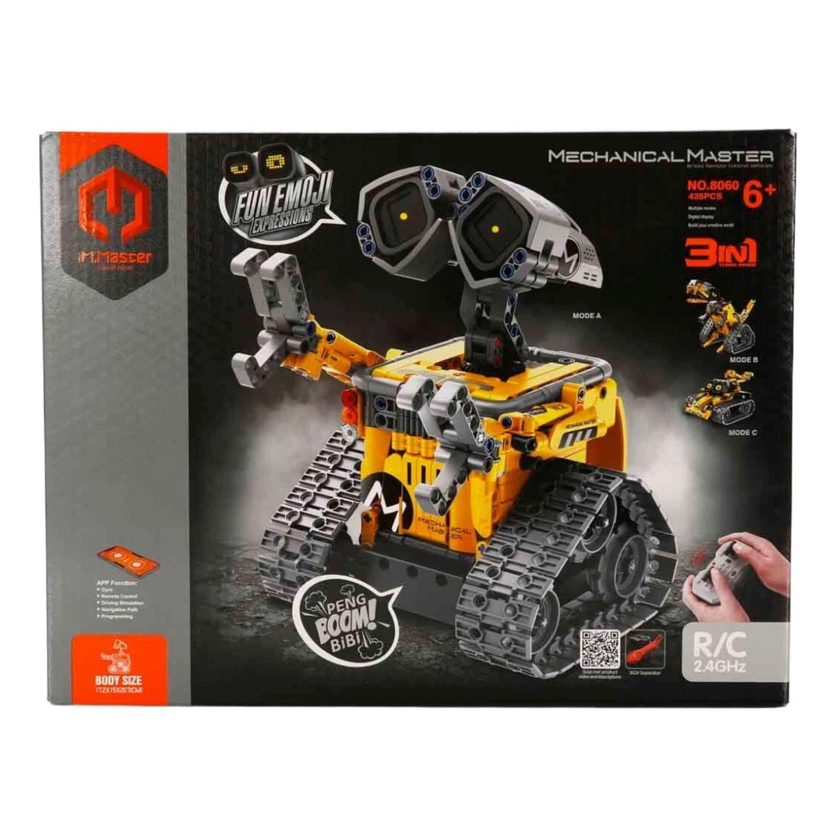 iM Master 3in1 Uzaktan Kumandalı Robot & Dinozor 435 Parça - Roket Oyuncak