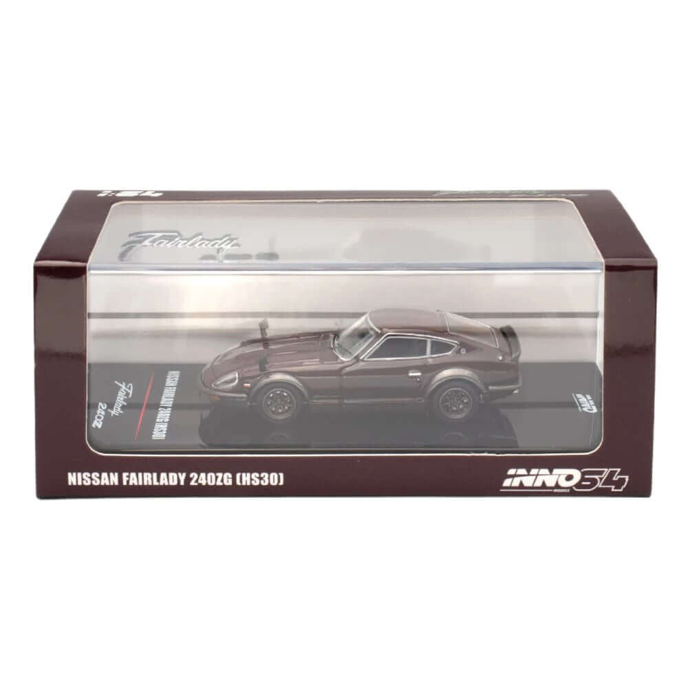 Inno Nissan Fairlady 240ZG (HS30) Maroon IN64 - 240ZG - MAROON - Roket Oyuncak