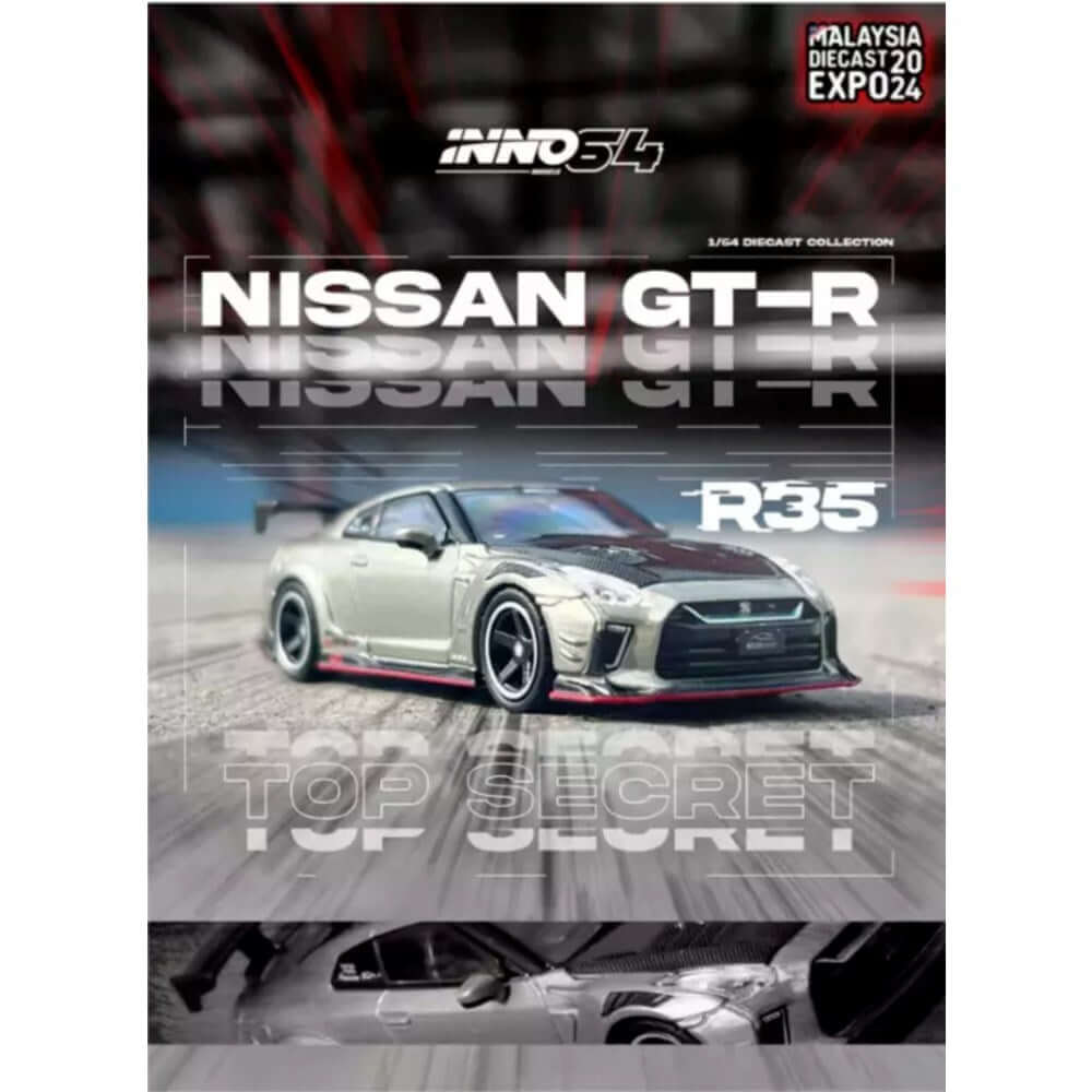 Inno Nissan Skyline GT - R R35 'Top Secret" Malaysia Diecast - Roket Oyuncak