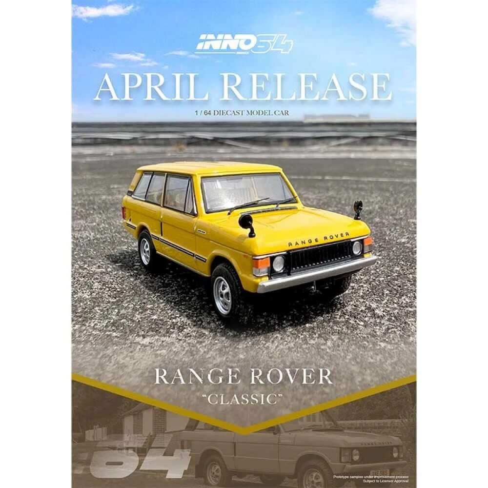 Inno Range Rover Classic Sanglow Yellow IN64 - RRC - SGYL - Roket Oyuncak