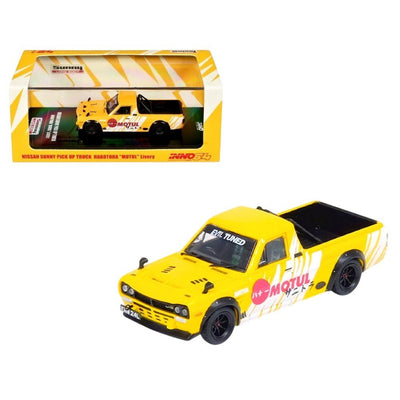 Inno64 1:64 Nissan Sunny Pick Up Truck Hakotora "MOTUL" Livery Diecast Model Araç (IN64-HKT-MOTUL) - Roket Oyuncak