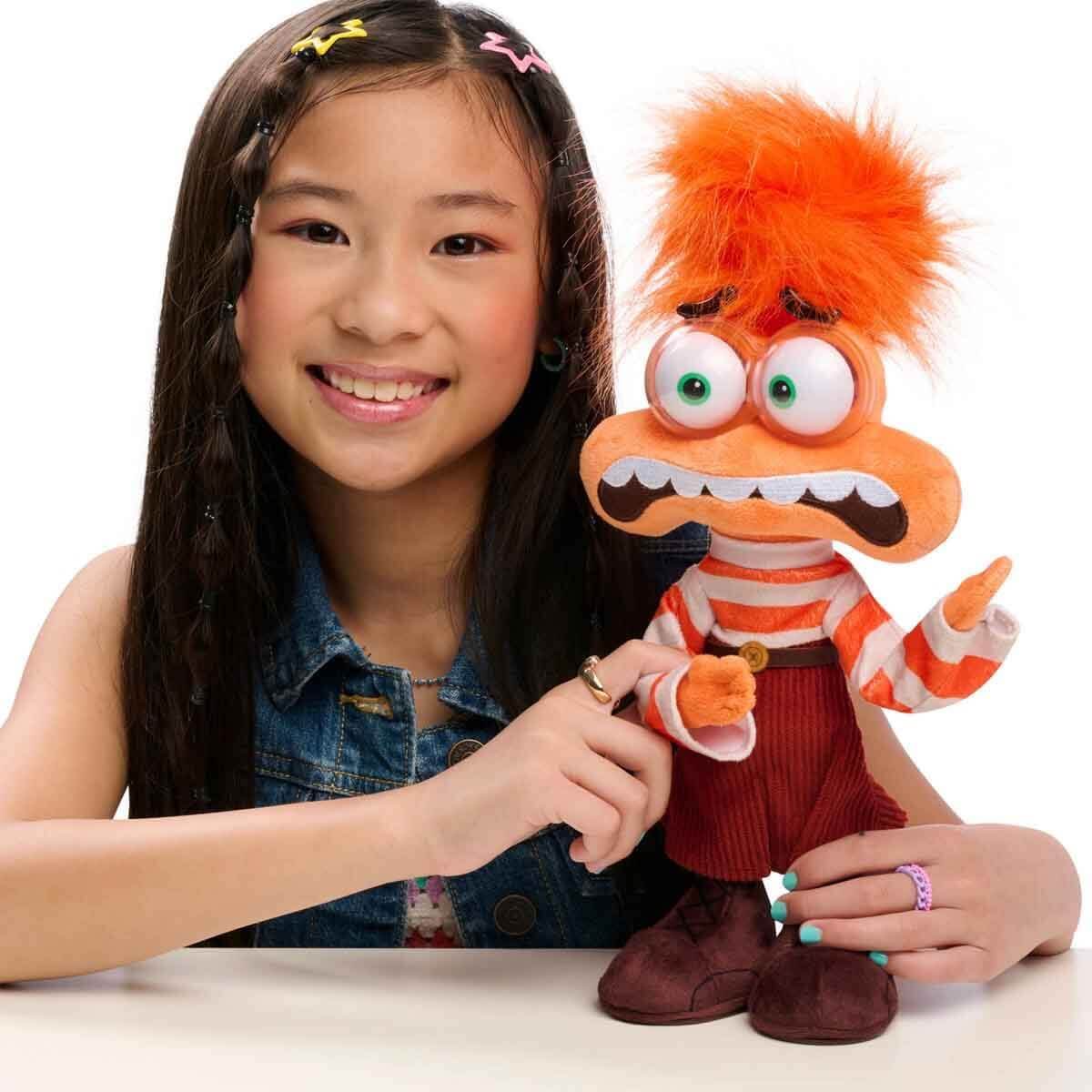 Inside Out 2 Mini Sesli ve Hareketli Peluş Kaygı NDN03000 - Roket Oyuncak