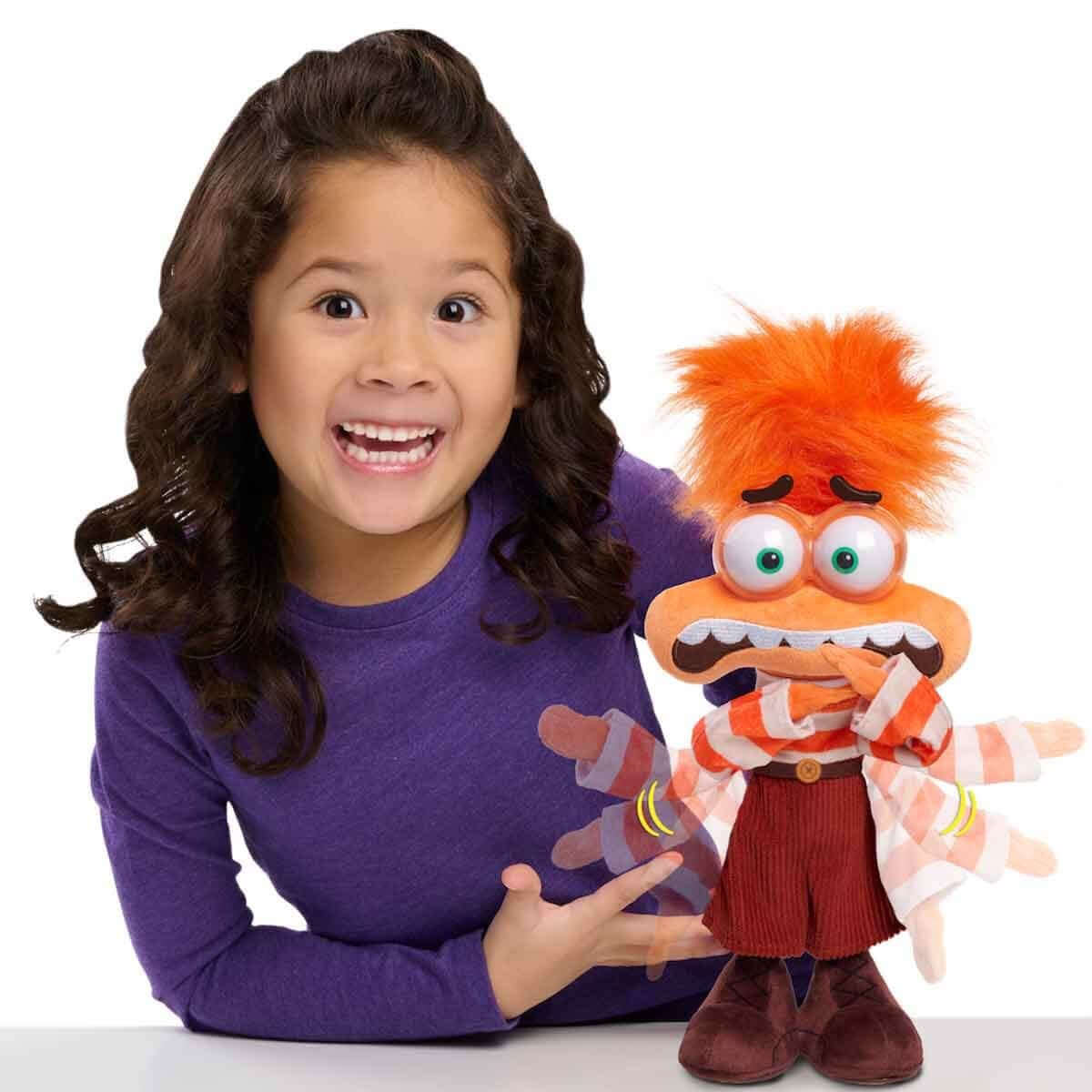 Inside Out 2 Mini Sesli ve Hareketli Peluş Kaygı NDN03000 - Roket Oyuncak