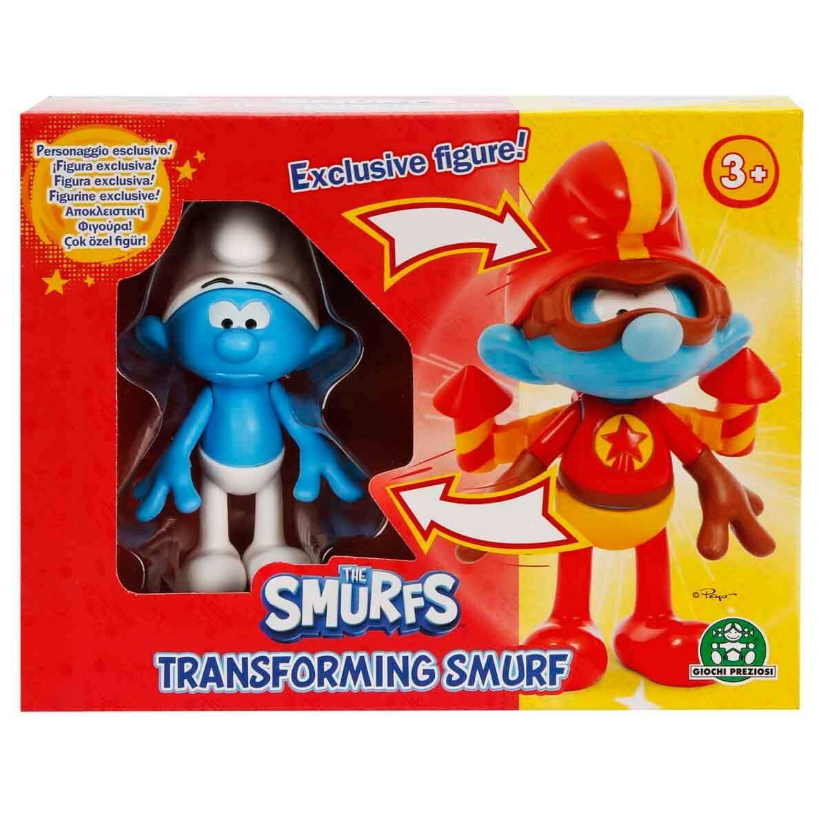 Şirinler Dönüşen Figür S2 10 Cm Korkak Şirin