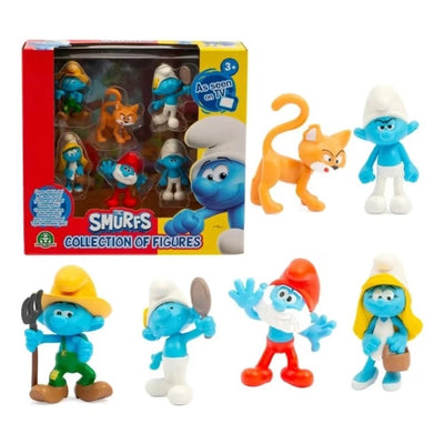 Şirinler 6'lı Figür Seti Şirin Baba