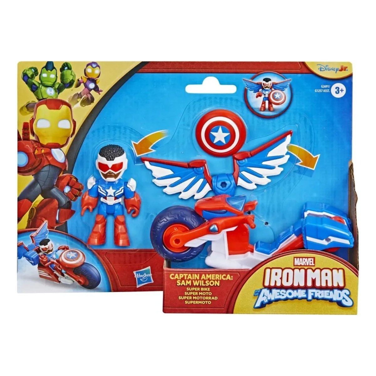 Iron Man and His Awesome Friends Araç ve Figür Sam Wilson G1471 - Roket Oyuncak