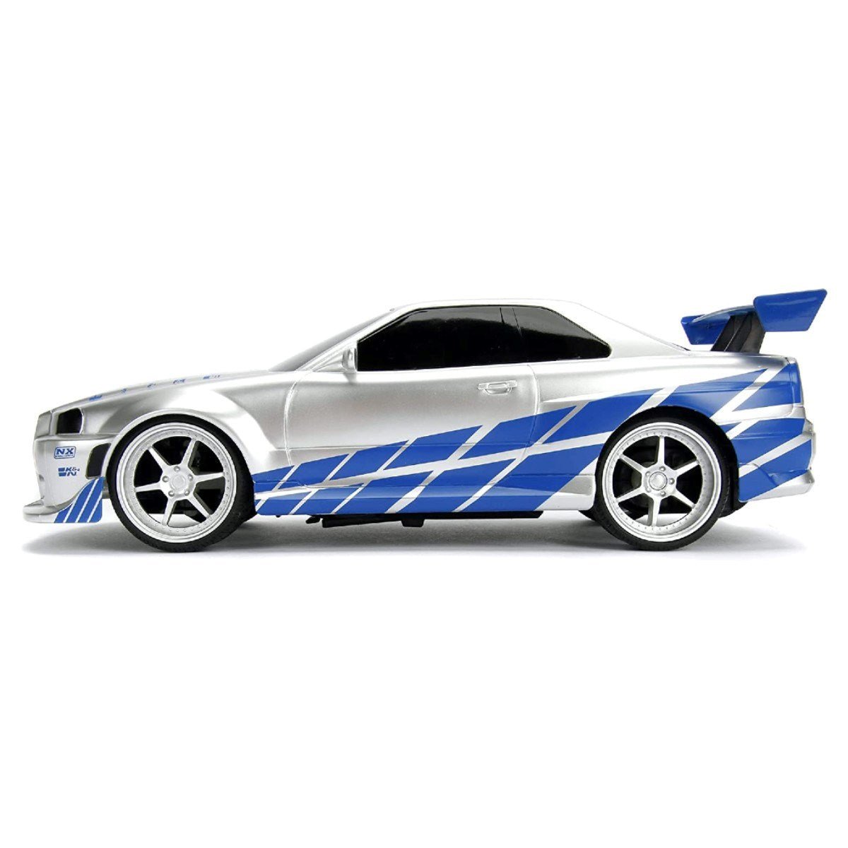 Jada 1:16 Fast & Furious Brian’s Nissan Skyline GT - R Turbo Güçlü USB Şarjlı Uzaktan Kumandalı Araba - Roket Oyuncak