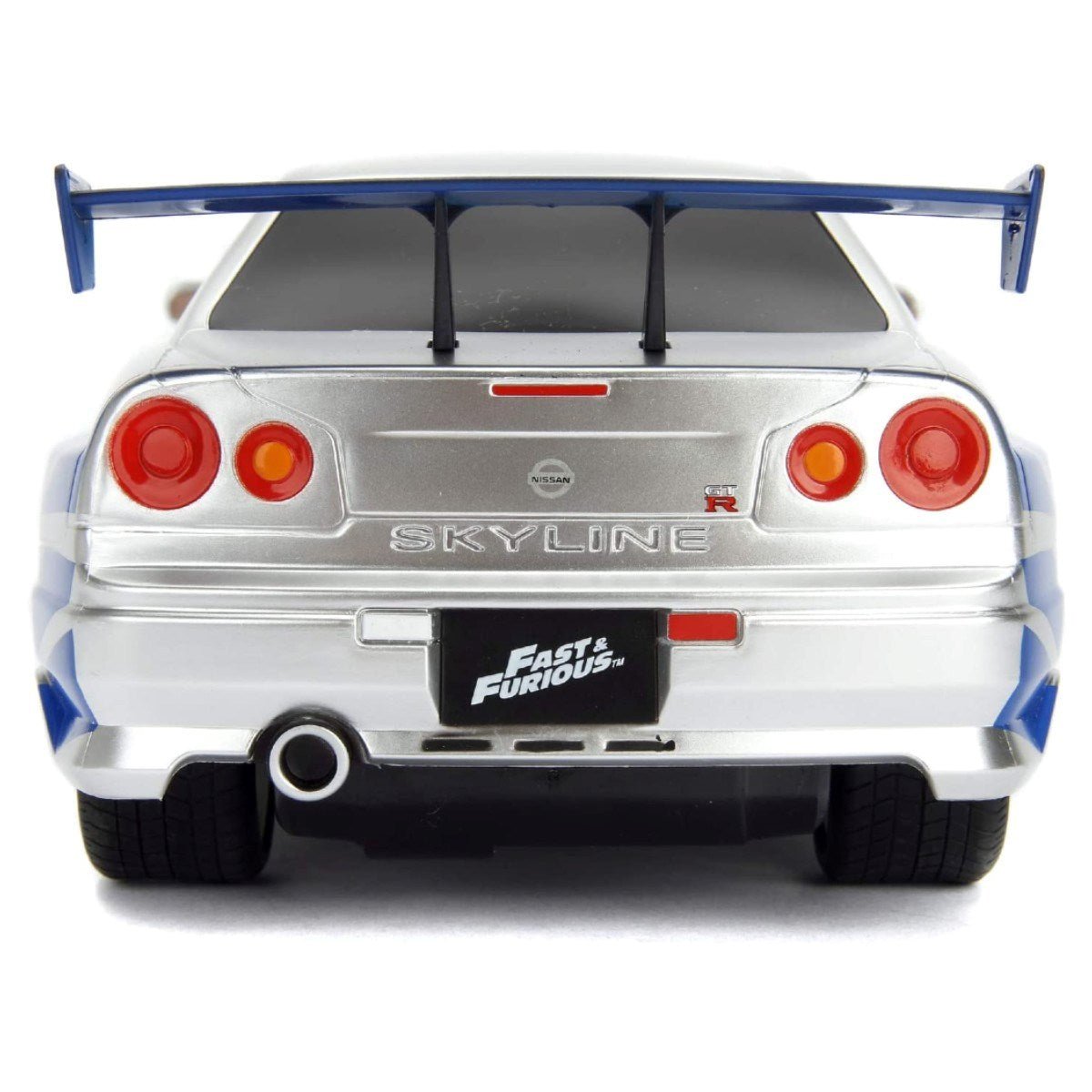 Jada 1:16 Fast & Furious Brian’s Nissan Skyline GT - R Turbo Güçlü USB Şarjlı Uzaktan Kumandalı Araba - Roket Oyuncak