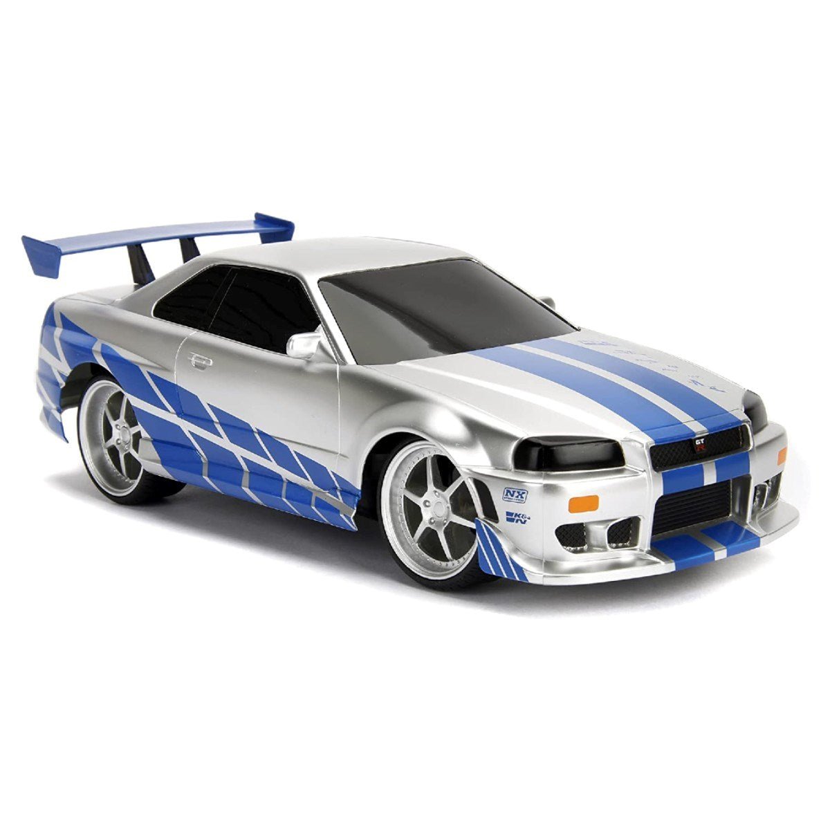 Jada 1:16 Fast & Furious Brian’s Nissan Skyline GT - R Turbo Güçlü USB Şarjlı Uzaktan Kumandalı Araba - Roket Oyuncak