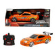 Jada 1:16 Fast & Furious Brian’s Toyota Supra USB Şarjlı Uzaktan Kumandalı Araba Turbo Güç Butonlu - Roket Oyuncak