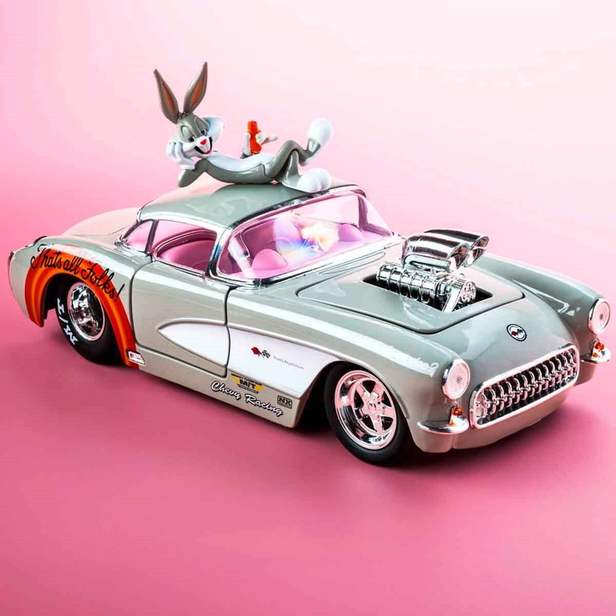 Jada 1:24 Bugs Bunny & 1957 Chevrolet Corvette 253255041 - Roket Oyuncak