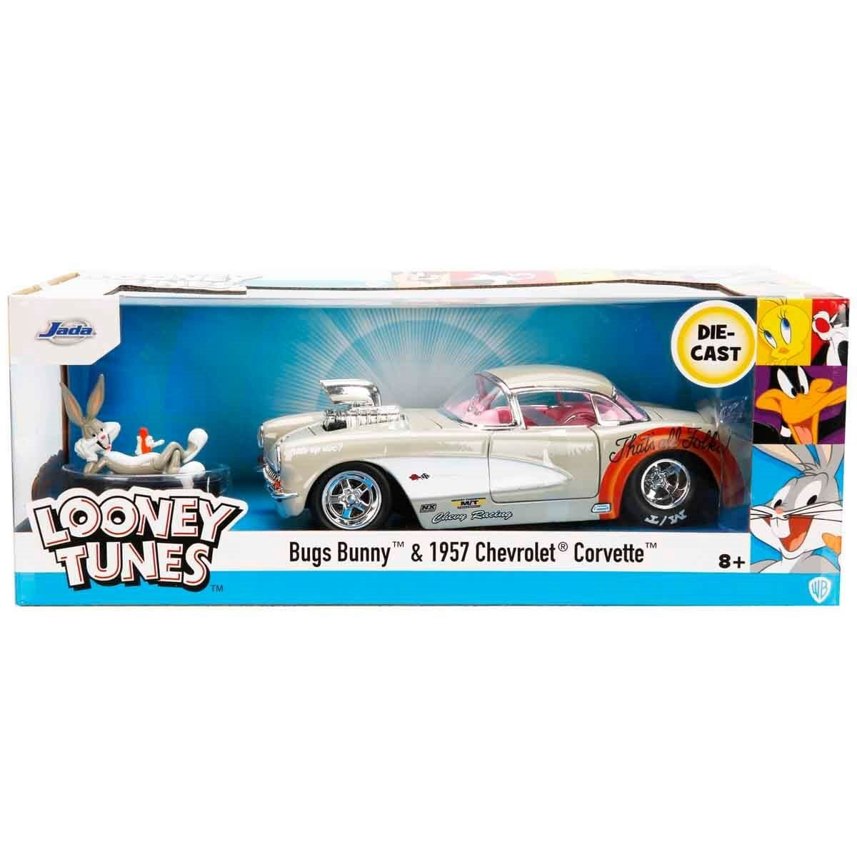Jada 1:24 Bugs Bunny & 1957 Chevrolet Corvette 253255041 - Roket Oyuncak