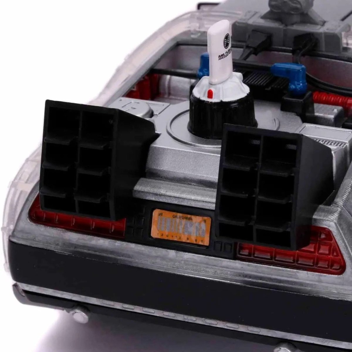 Jada 1:24 Geleceğe Dönüş 3 Zaman Makinesi: Işıklı Die - Cast Model Araba (DeLorean) - Roket Oyuncak