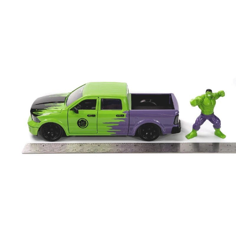Jada 1:24 Marvel Hulk 2014 RAM 1500 Model Aracı ve Figür - Roket Oyuncak