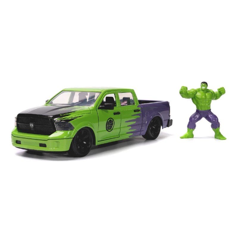 Jada 1:24 Marvel Hulk 2014 RAM 1500 Model Aracı ve Figür - Roket Oyuncak
