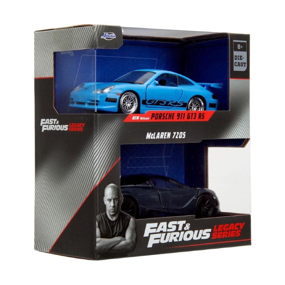 Jada 1:32 Fast & Furious 2'li Set Porsche 911 & McLaren 720S - Roket Oyuncak