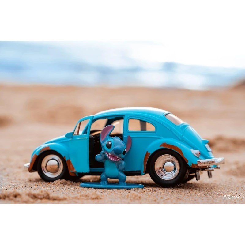 Jada 1:32 Lilo And Stitch 1959 VW Beetle Model Aracı ve Figür - Roket Oyuncak