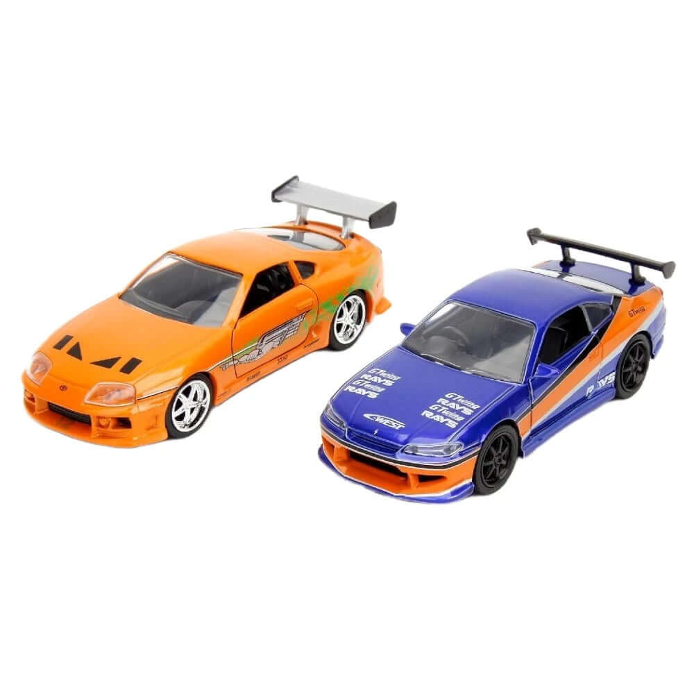 Jada Fast & Furious 2'li Araç 2001 Silvia S15 & 1995 Supra - Roket Oyuncak