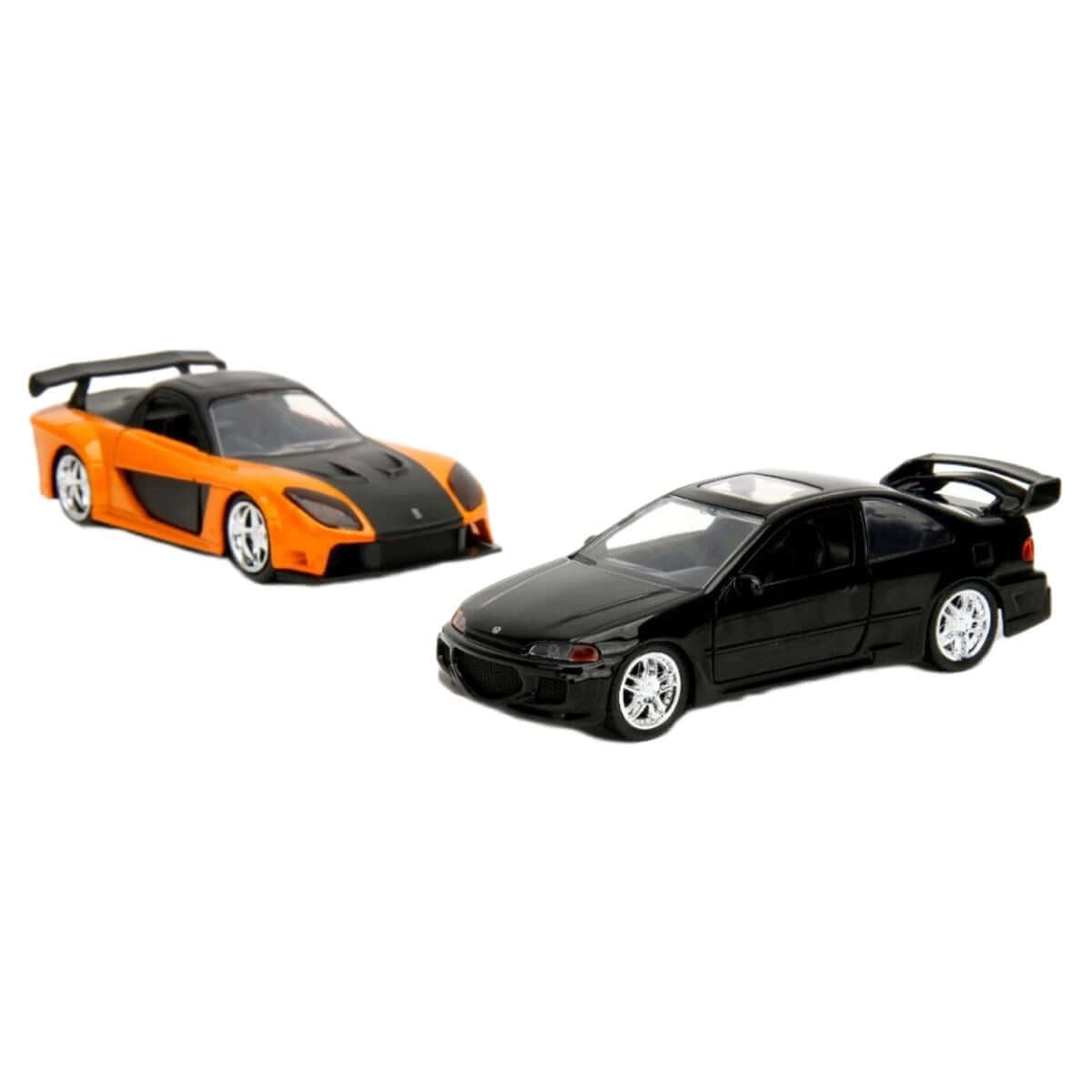 Jada Fast & Furious 2'li Araç Lancer Hans's RX - 7 & 93 Civic - Roket Oyuncak