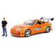 Jada Fast & Furious Brian's 1995 Toyota Supra 1:24 Die Cast Model ve Brian Figür - Roket Oyuncak