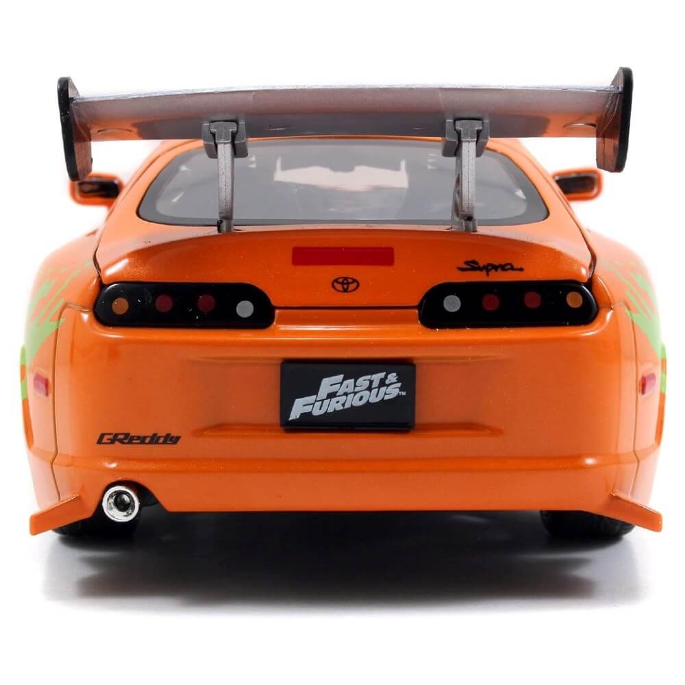 Jada Fast & Furious Brian's 1995 Toyota Supra 1:24 Die Cast Model ve Brian Figür - Roket Oyuncak