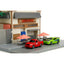 Jada Fast & Furious Nano Toretto's Cafe Diorama Seti Yeşil Mitsubishi Eclipse ve Kırmızı Ford F-150 Metal Araçlı Hızlı ve Öfkeli Kafesi - Roket Oyuncak