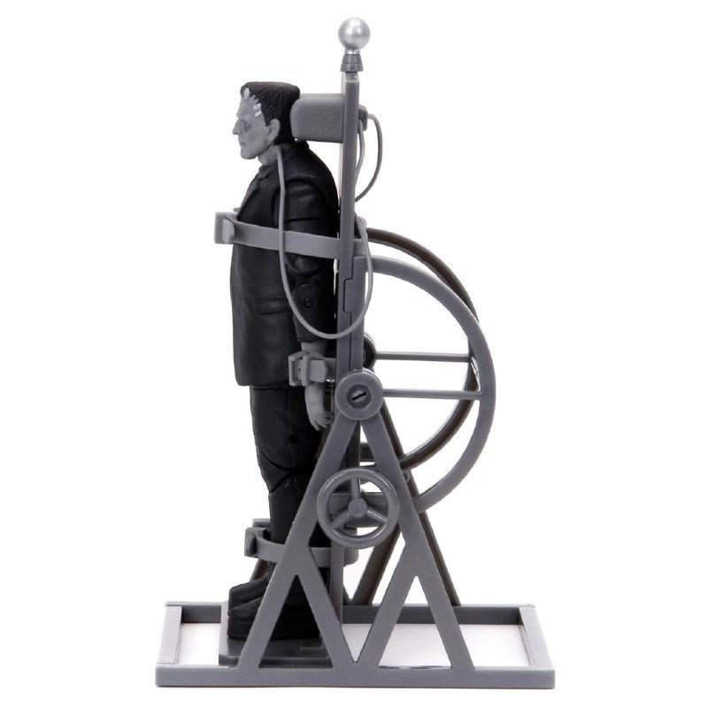 Jada Frankenstein Deluxe Next Level Figure Siyah - Beyaz Sınırlı Seri, Fonksiyonel Operasyon Masası ve Aksesuarlı 90. Yıl Özel Koleksiyon Seti - Roket Oyuncak