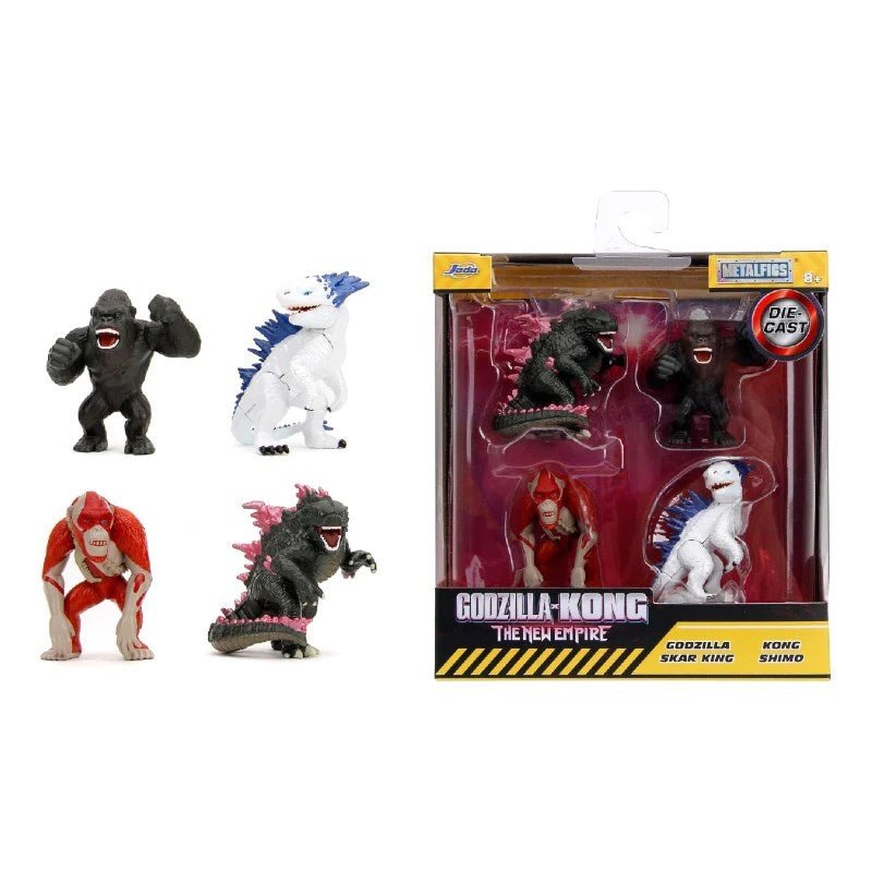 Jada Godzilla 4'lü Figür Seti Godzilla, King Kong, Skar King ve Shimo - Roket Oyuncak