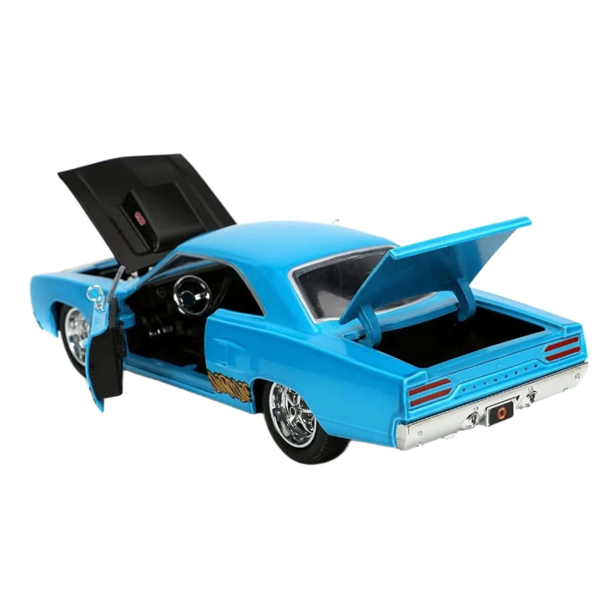 Jada Looney Tunes Roadrunner Plymouth 1970 Figür ve Araç - Roket Oyuncak