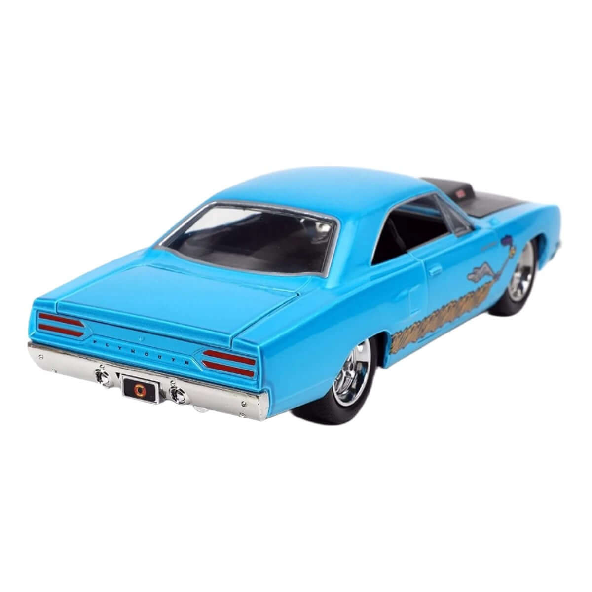 Jada Looney Tunes Roadrunner Plymouth 1970 Figür ve Araç - Roket Oyuncak