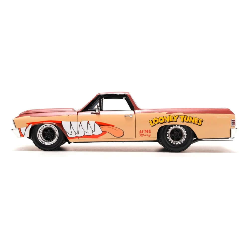 Jada Looney Tunes Tasmanian & Chevy El Camino Figür ve Araç - Roket Oyuncak