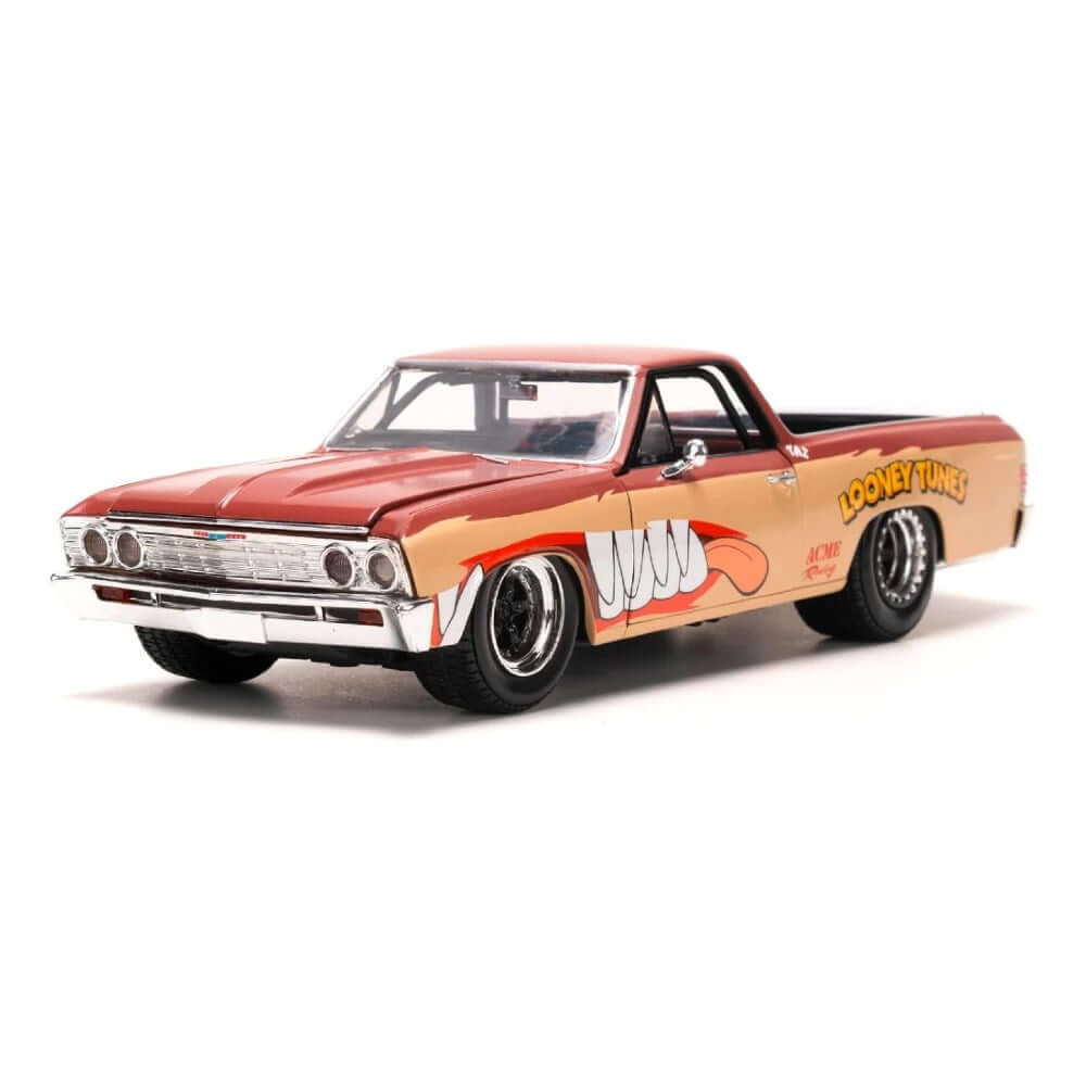 Jada Looney Tunes Tasmanian & Chevy El Camino Figür ve Araç - Roket Oyuncak