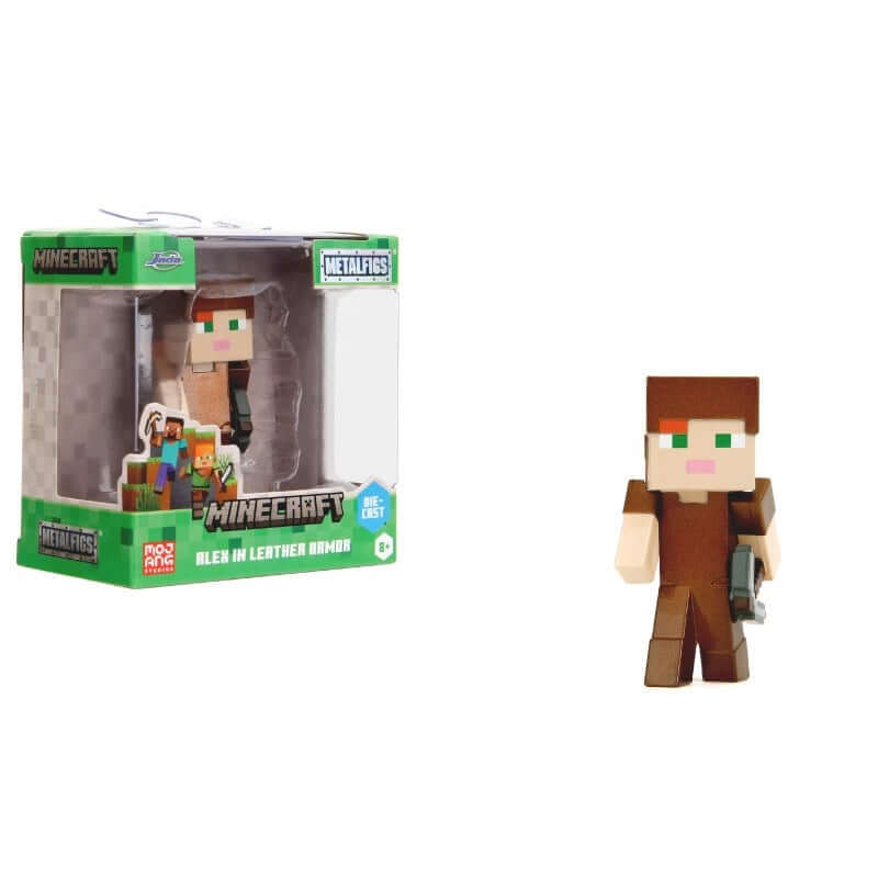 Jada Metalfigs Minecraft Metal Die - Cast Figürler Alex - Roket Oyuncak