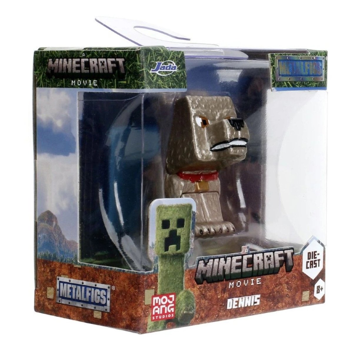 Jada Minecraft Film Figürleri Dennis 6.5 cm Boyunda, Die - Cast Metal, Pop - Culture Tasarımlı Lisanslı Koleksiyon Figürleri - Roket Oyuncak