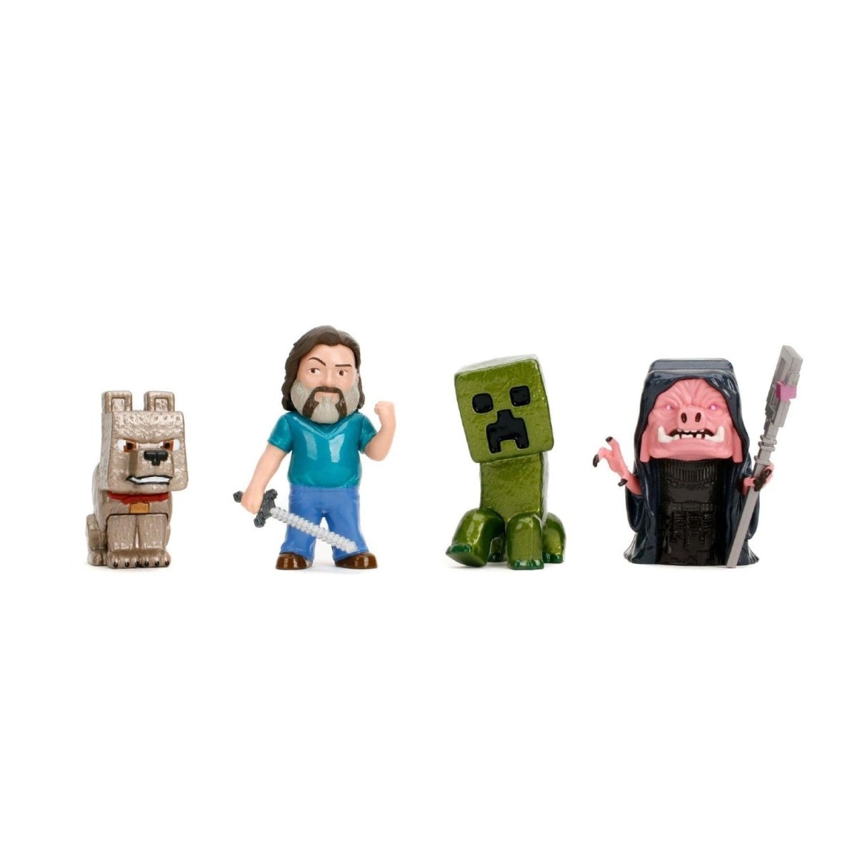 Jada Minecraft Film Figürleri Steve 6.5 cm Boyunda, Die - Cast Metal, Pop - Culture Tasarımlı Lisanslı Koleksiyon Figürleri - Roket Oyuncak