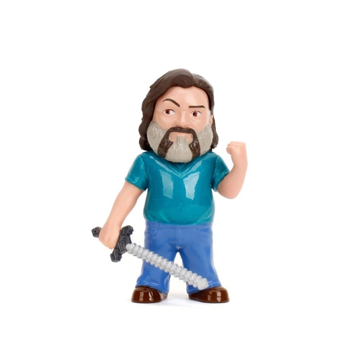 Jada Minecraft Film Figürleri Steve 6.5 cm Boyunda, Die - Cast Metal, Pop - Culture Tasarımlı Lisanslı Koleksiyon Figürleri - Roket Oyuncak